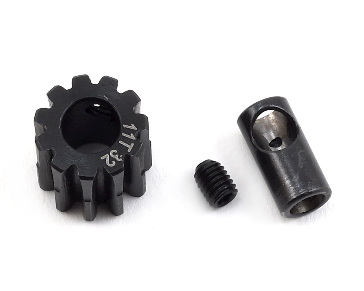 ProTek RC Steel 32P Pinion Gear w/3.17mm Reducer Sleeve (Mod .8) (5mm Bore) (11T) (PTK-8054)