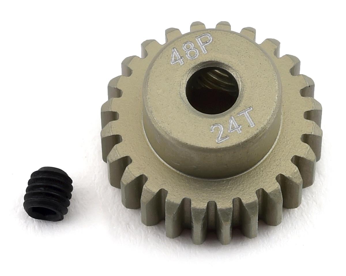 ProTek RC 48P Lightweight Hard Anodized Aluminum Pinion Gear (3.17mm Bore) (24T) (PTK-8611)