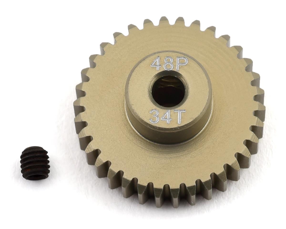ProTek RC 48P Lightweight Hard Anodized Aluminum Pinion Gear (3.17mm Bore) (34T) (PTK-8621)