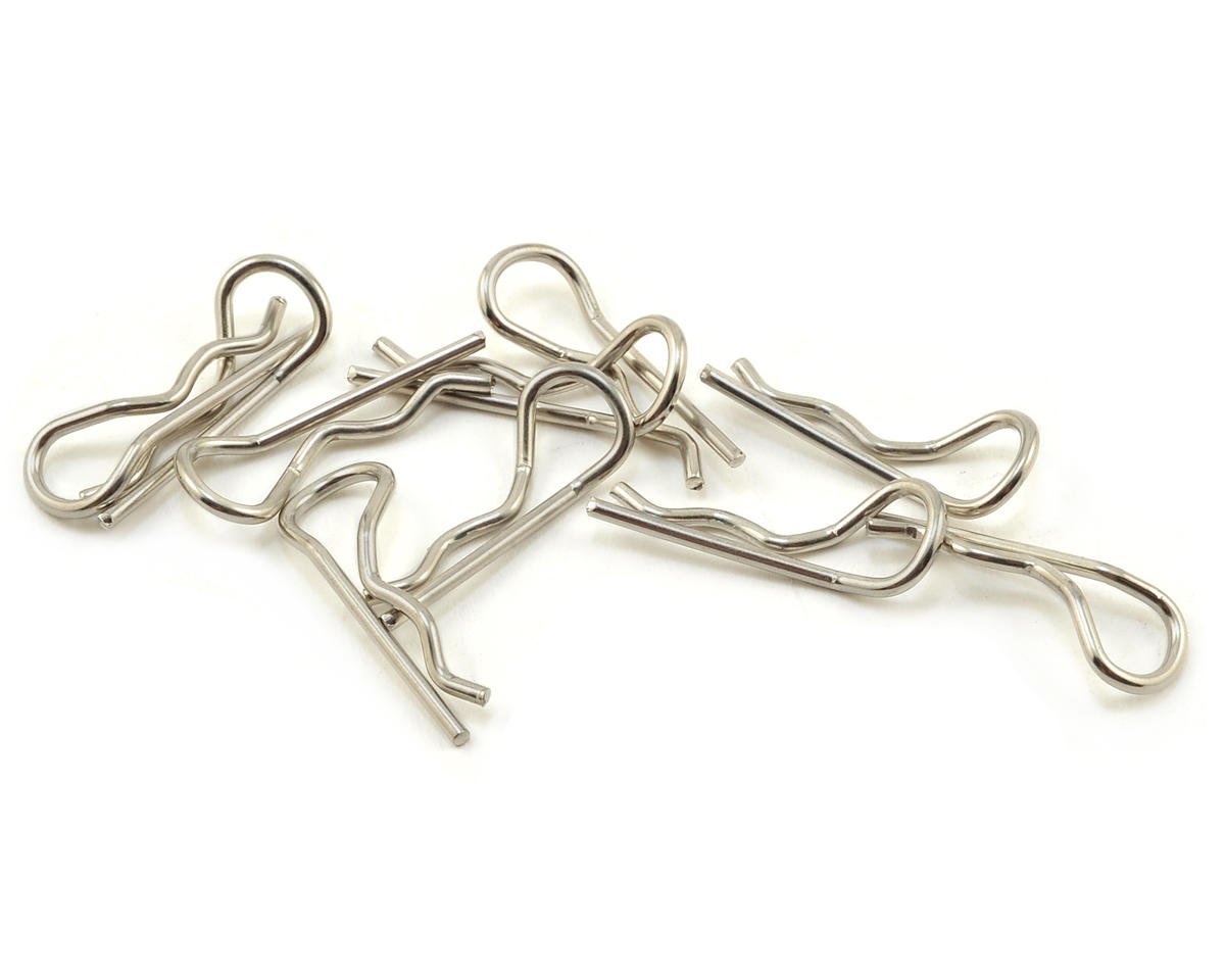 ProTek RC Standard Bent Body Clip (10) (1/10 Scale) (PTK-8704)
