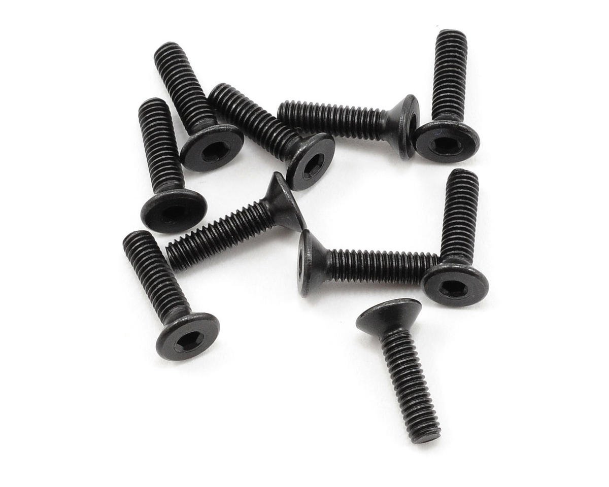 ProTek RC 2.5x10mm "High Strength" Flat Head Screws (10) (PTK-H-2103)