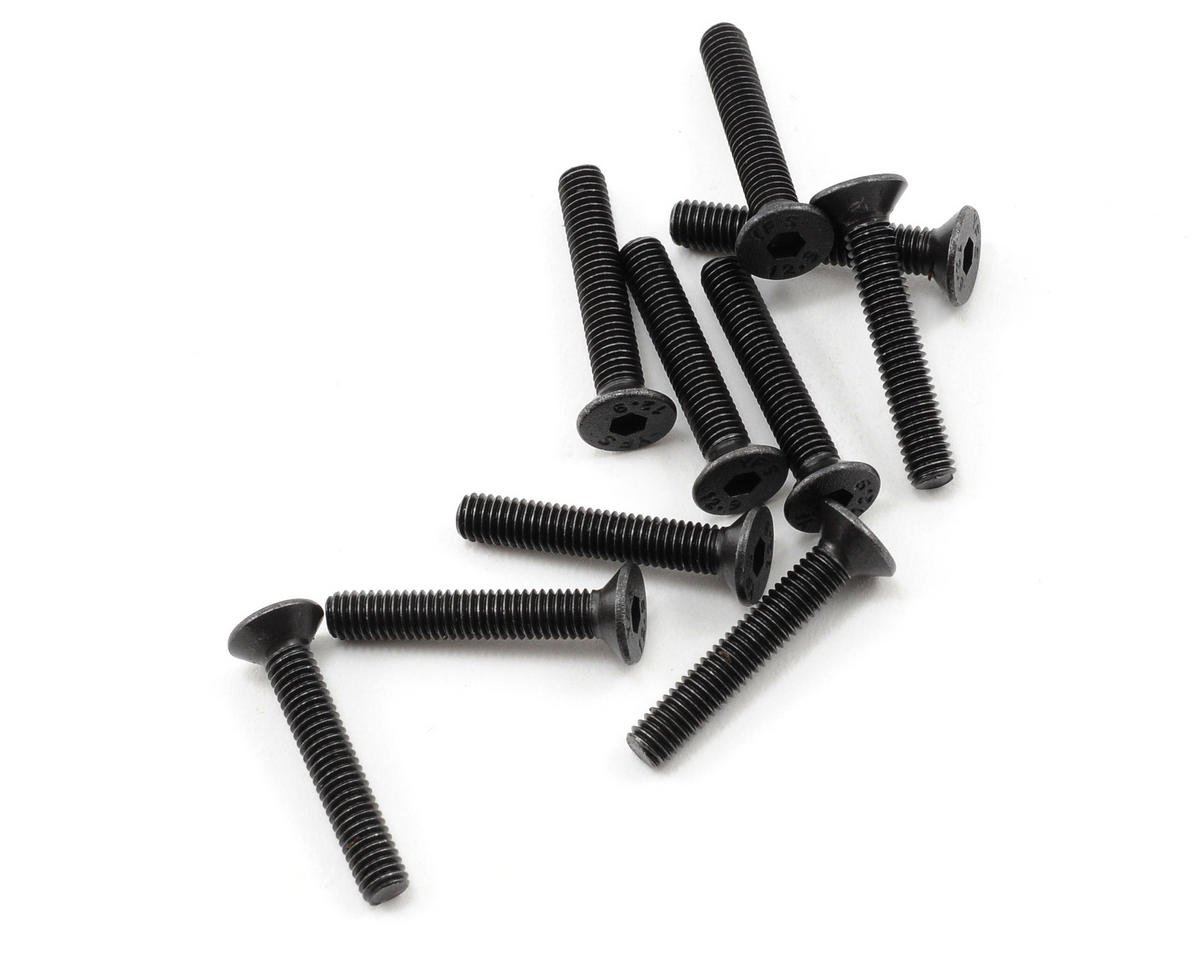 ProTek RC 3x18mm "High Strength" Flat Head Screws (10) (PTK-H-2208)