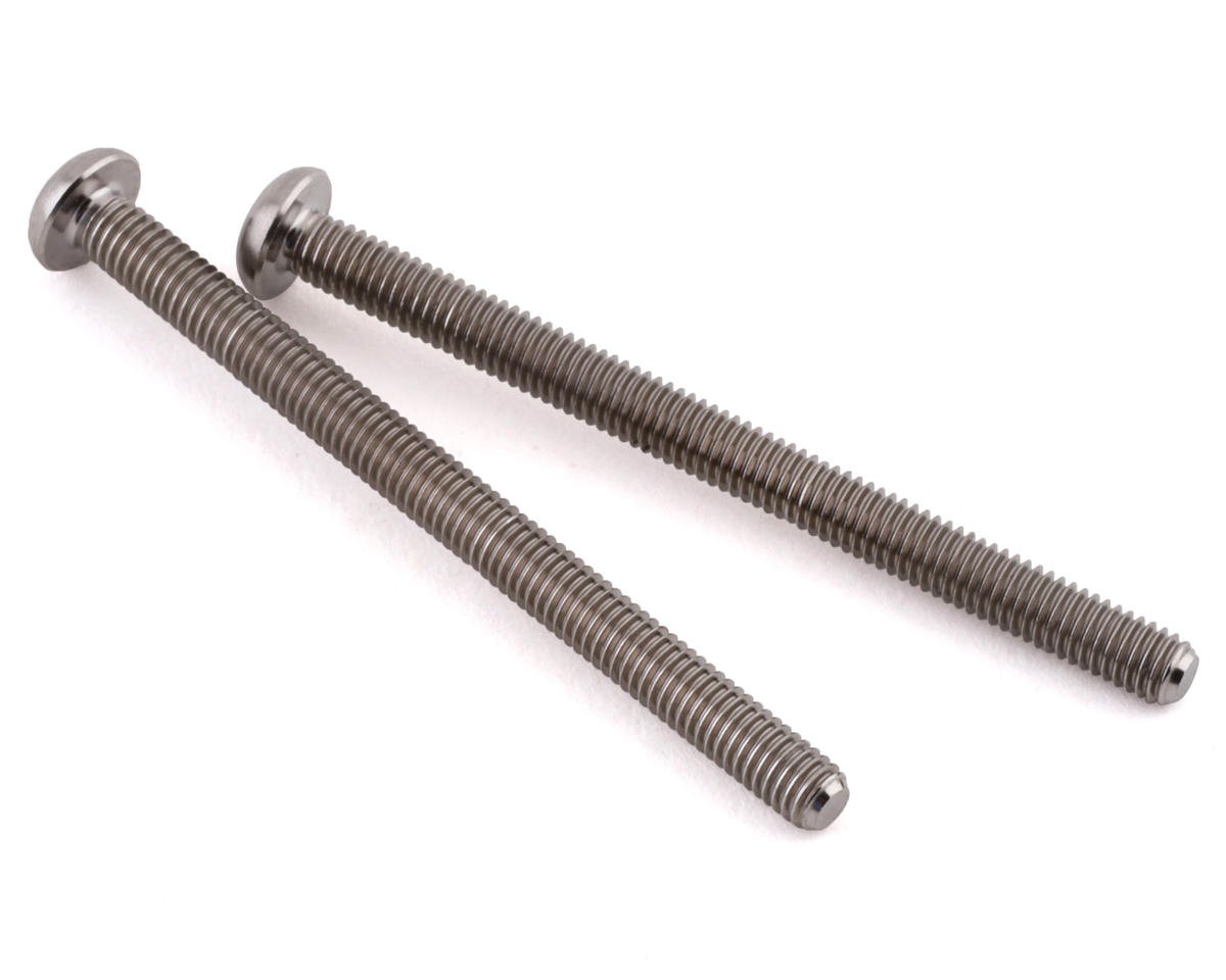 ProTek RC 3x40mm "Grade 5" Titanium Button Head Hex Screw (2) (PTK-T-5095)