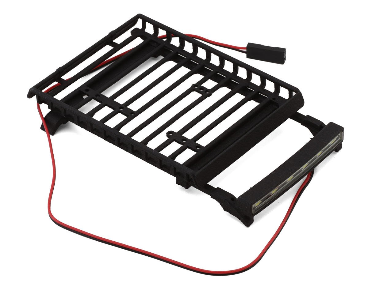RC4WD Axial SCX24 2021 Ford Bronco CChand Tube Roof Rack w/LED Light Bar (RC4VVVC1378)