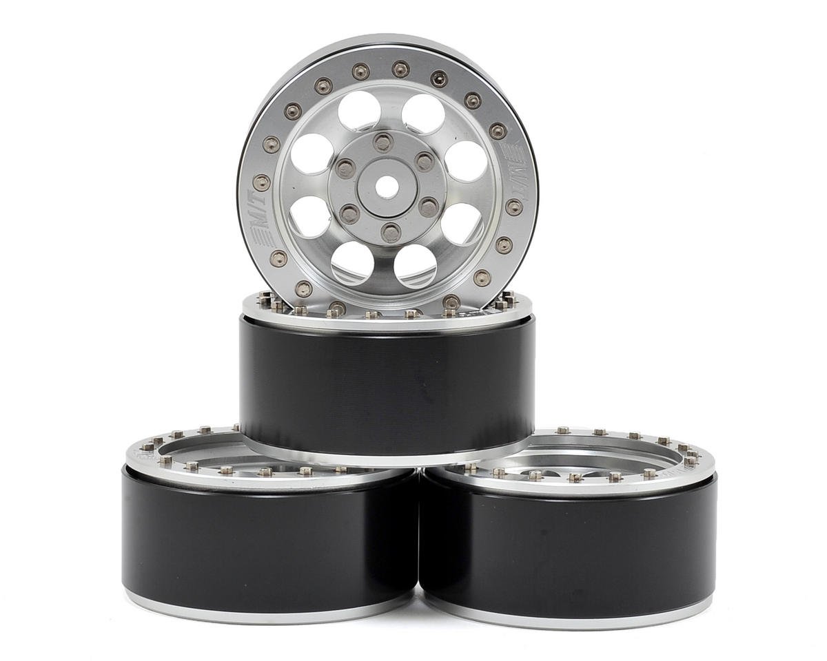 RC4WD M/T Classic Lock 1.9" Aluminum Beadlock Crawler Wheel (4) (Silver) (RC4ZW0007)