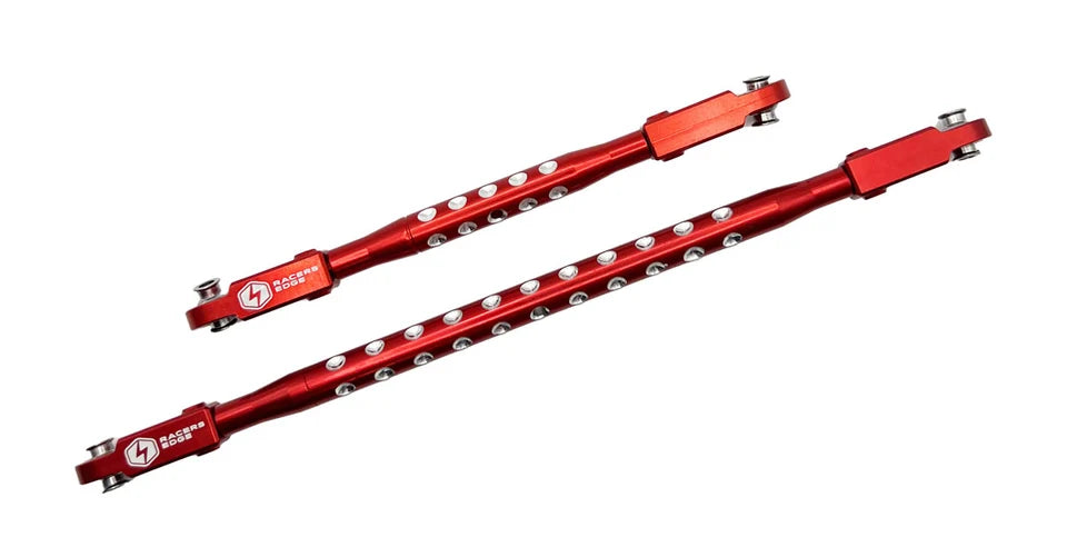 RACERS EDGE - Aluminum CNC Steering Rod Set for Axial SCX6 Orange (RCESCX6019R)