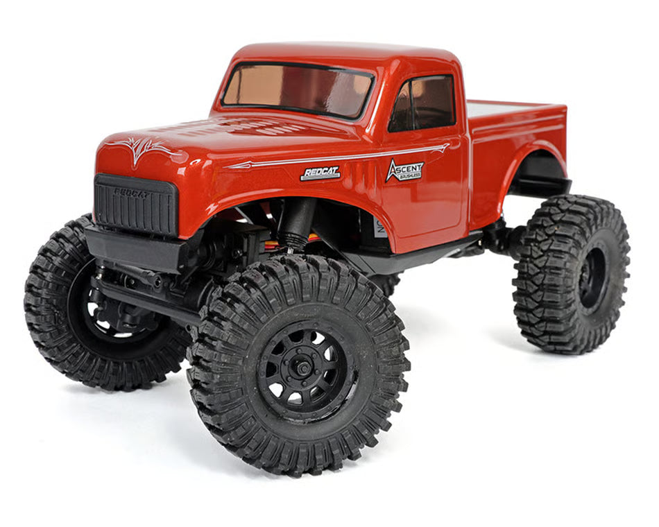 Redcat Ascent-18 1/18 4WD RTR Brushless Rock Crawler (Orange) w/2.4GHz Radio, Battery & Charger (RER39151)