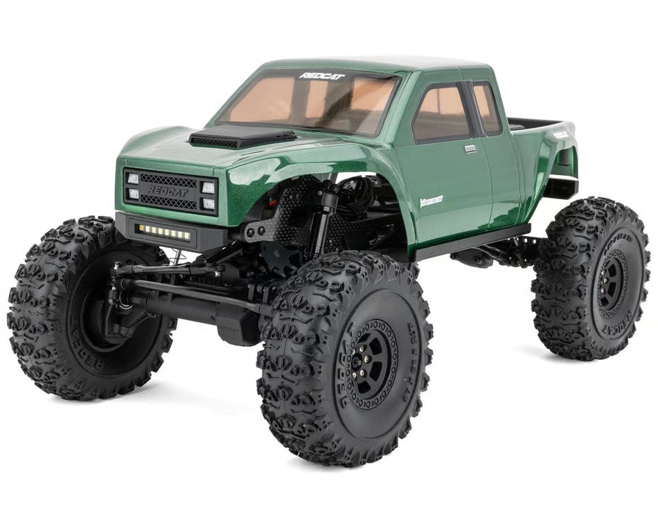 REDCAT - Vertex-10 1/10 RTR 4WD Electric Brushless Rock Crawler (Metallic Green) (RER43502)