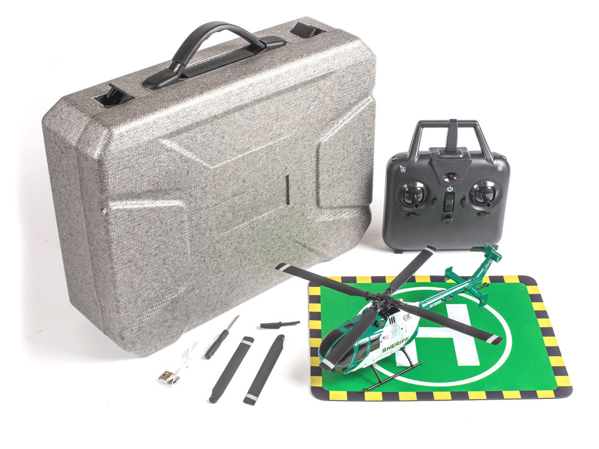 RAGE RC - Hero-Copter, 4-Blade RTF Helicopter; Sheriff (RGR6052)