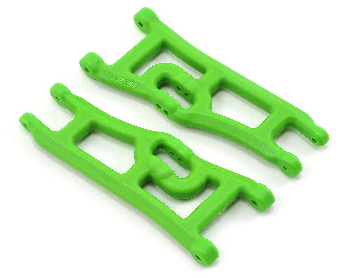 RPM Wide Front A-Arms for Traxxas Rustler/Stampede (Green) (2) (RPM70664)