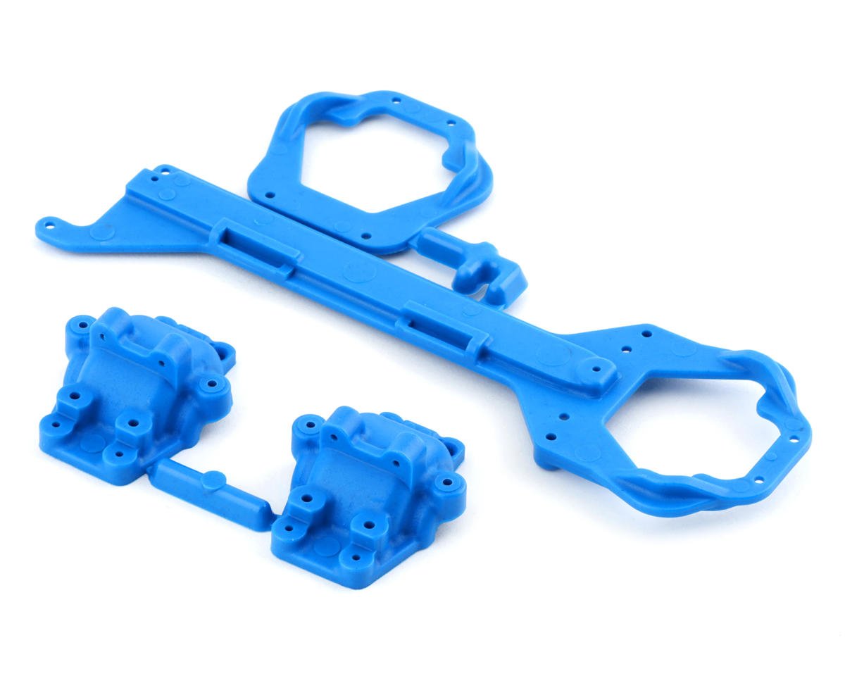 RPM LaTrax Teton/Rally Front/Rear Chassis & Differential Covers (Blue) (RPM70795)