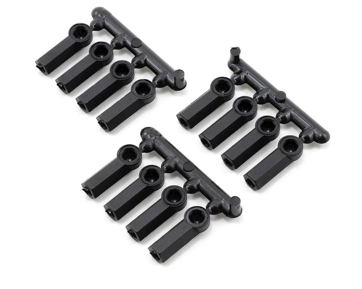 RPM Heavy Duty 4-40 Rod Ends (Black) (12) (RPM73372)