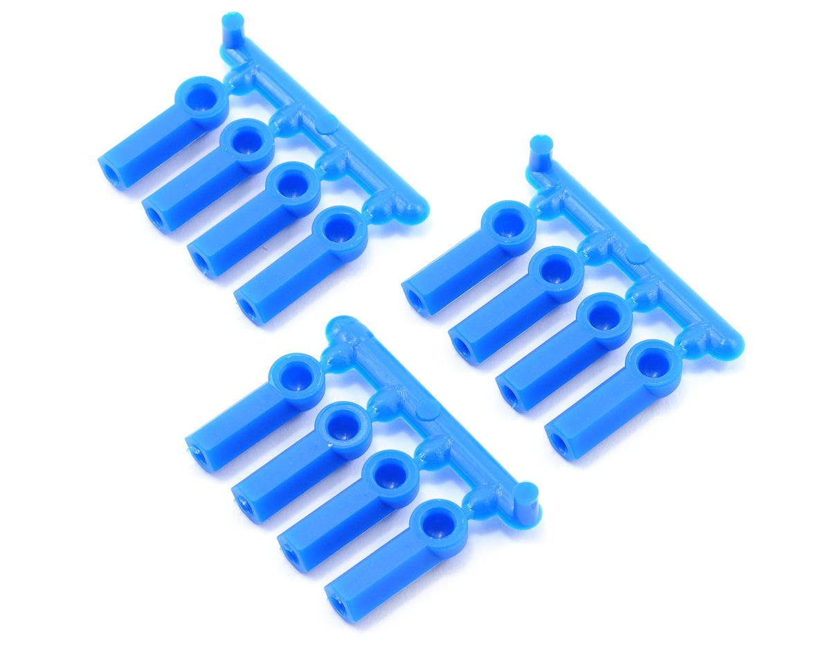 RPM Heavy Duty 4-40 Rod Ends (Blue) (12) (RPM73375)