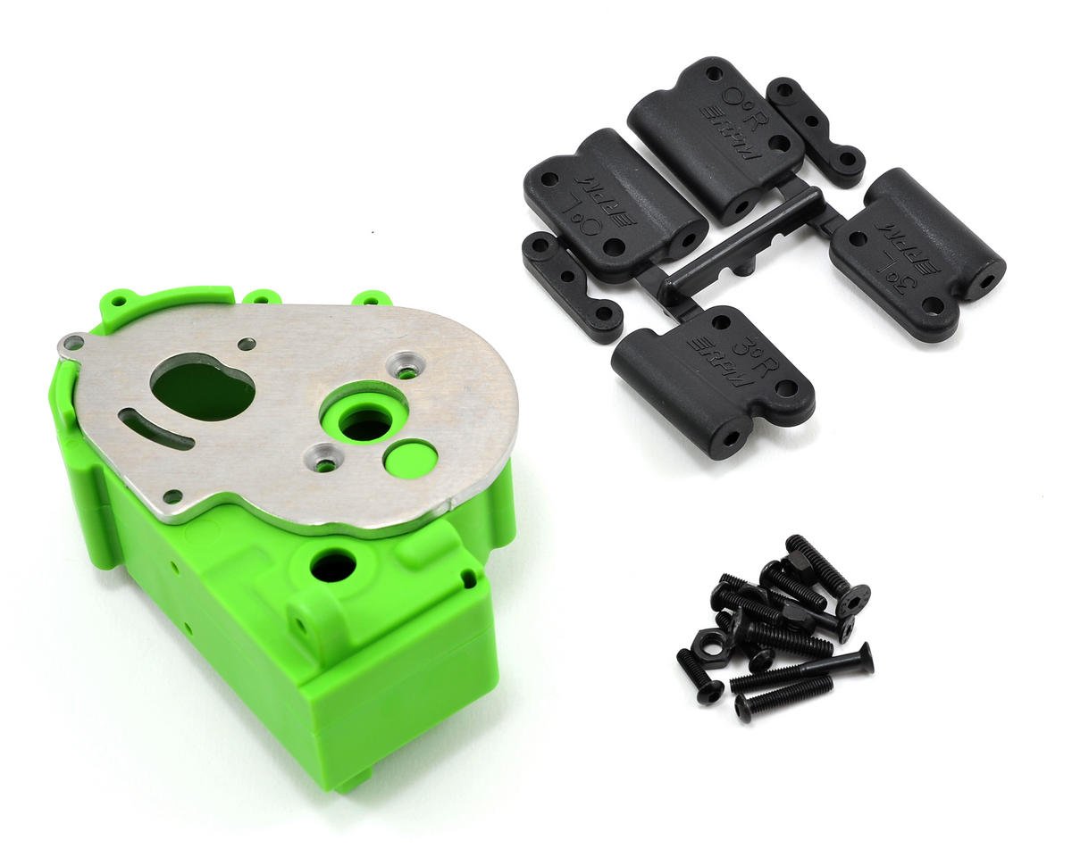 RPM Hybrid Gearbox Housing & Rear Mount Kit for Traxxas 2WD(Green) (RPM73614)
