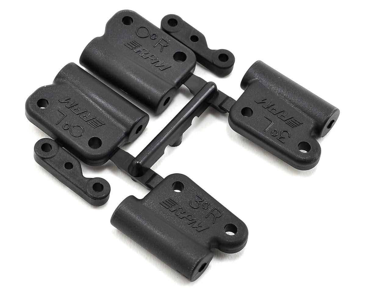 RPM 0¡ & 3¡ Hybrid Gearbox Rear Mount Set for Traxxas 2WD Chassis (RPM73642)