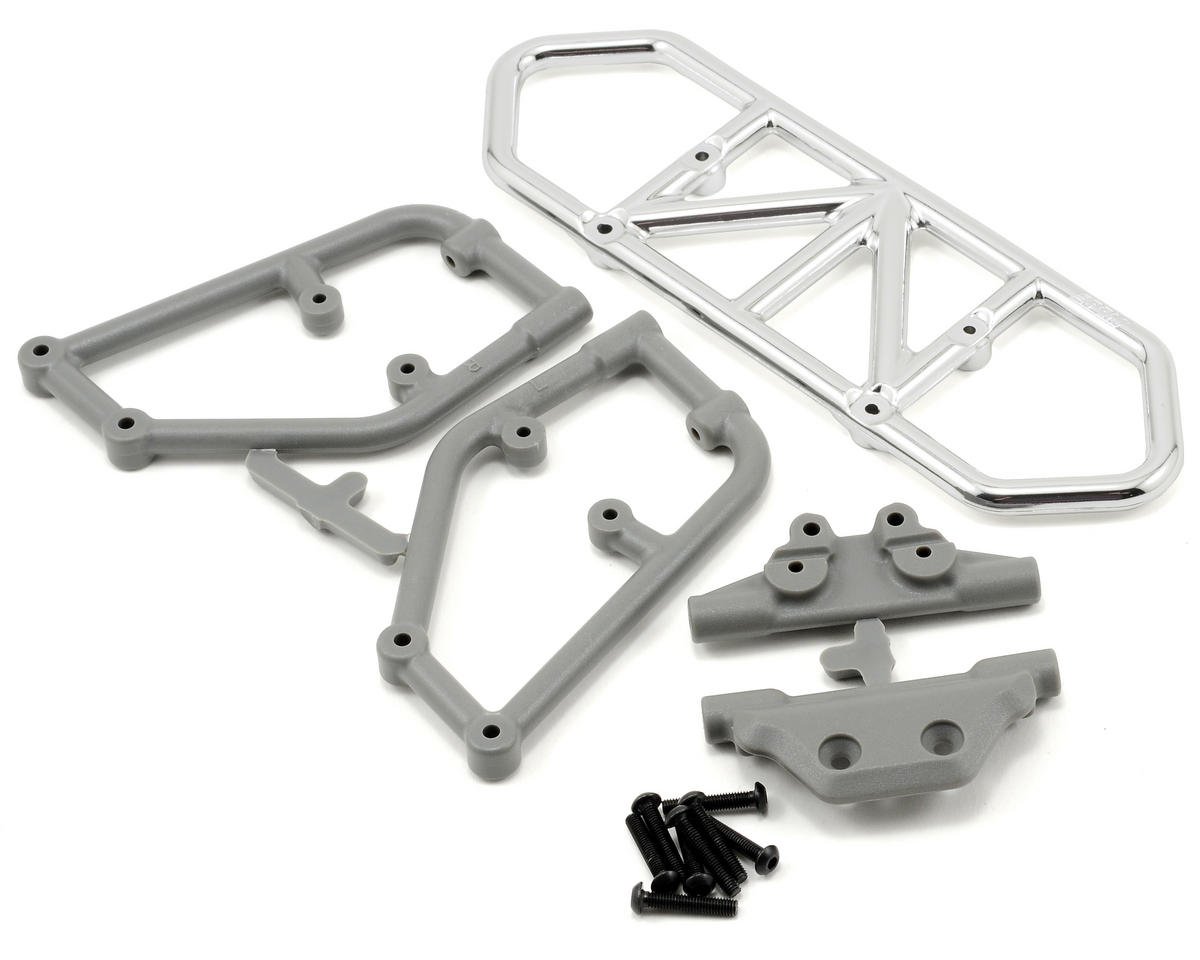 RPM Rear Bumper for Traxxas Slash 4x4 (Chrome) (RPM80123)
