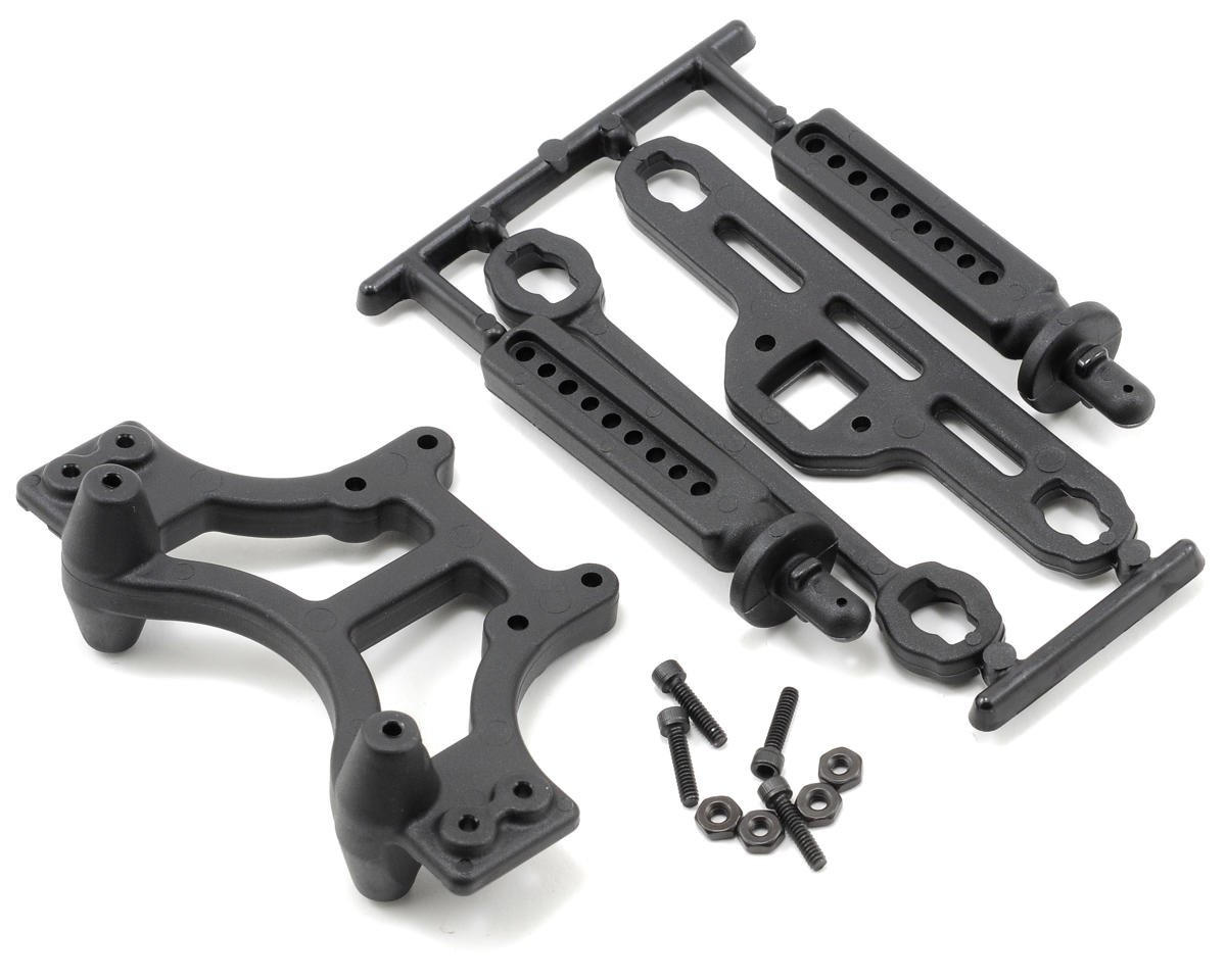 RPM Shock Tower for Traxxas T-Maxx w/Body Mount (Black) (RPM80162)
