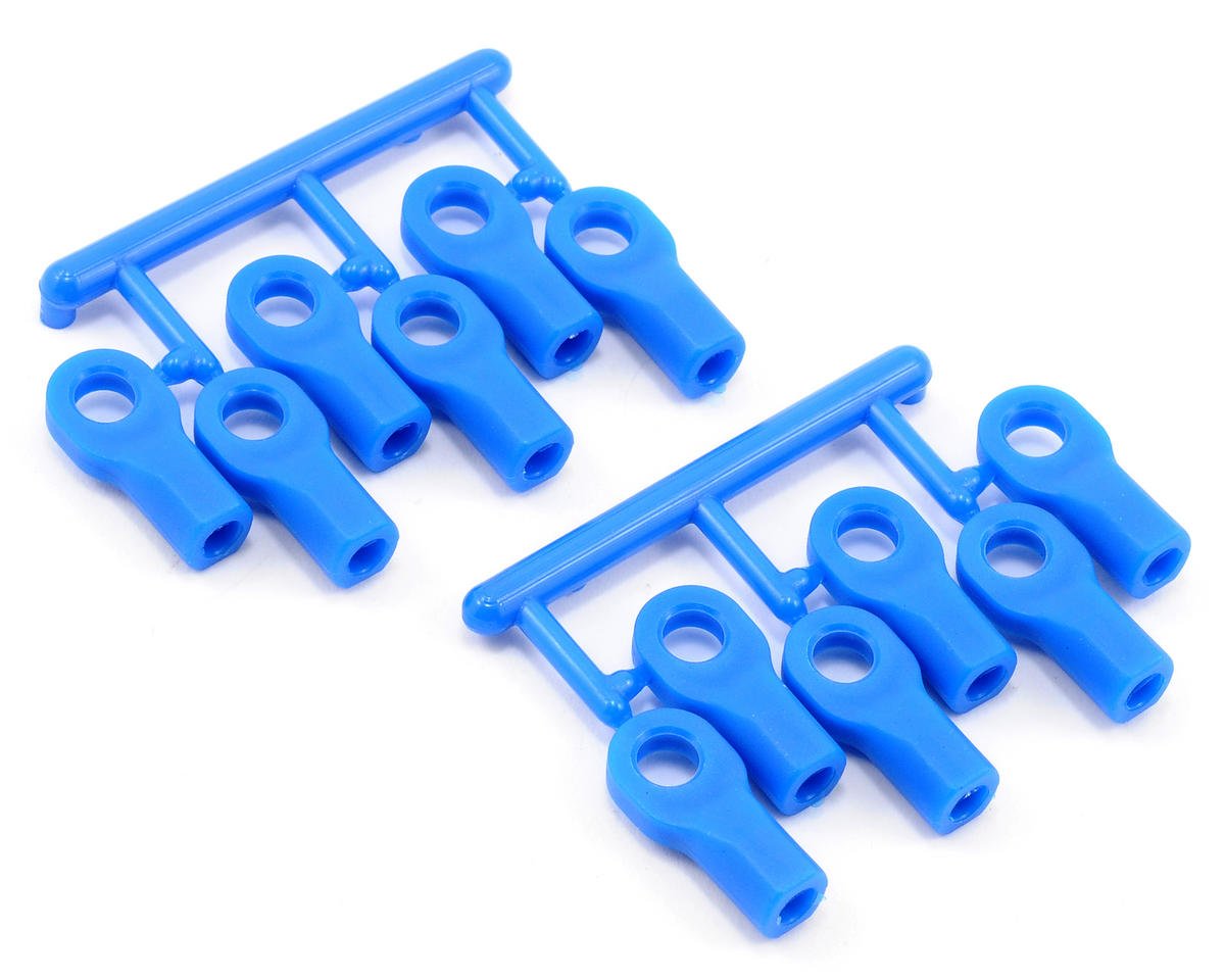RPM Short Turnbuckle Rod End Set for Traxxas Nitro Chassis (Blue) (12) (RPM80475)