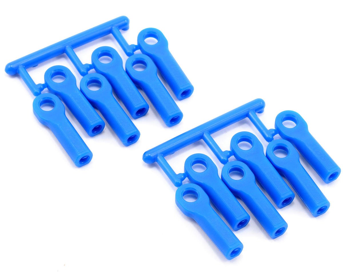 RPM Long Turnbuckle Rod End Set for Traxxas Chassis (Blue) (12) (RPM80515)