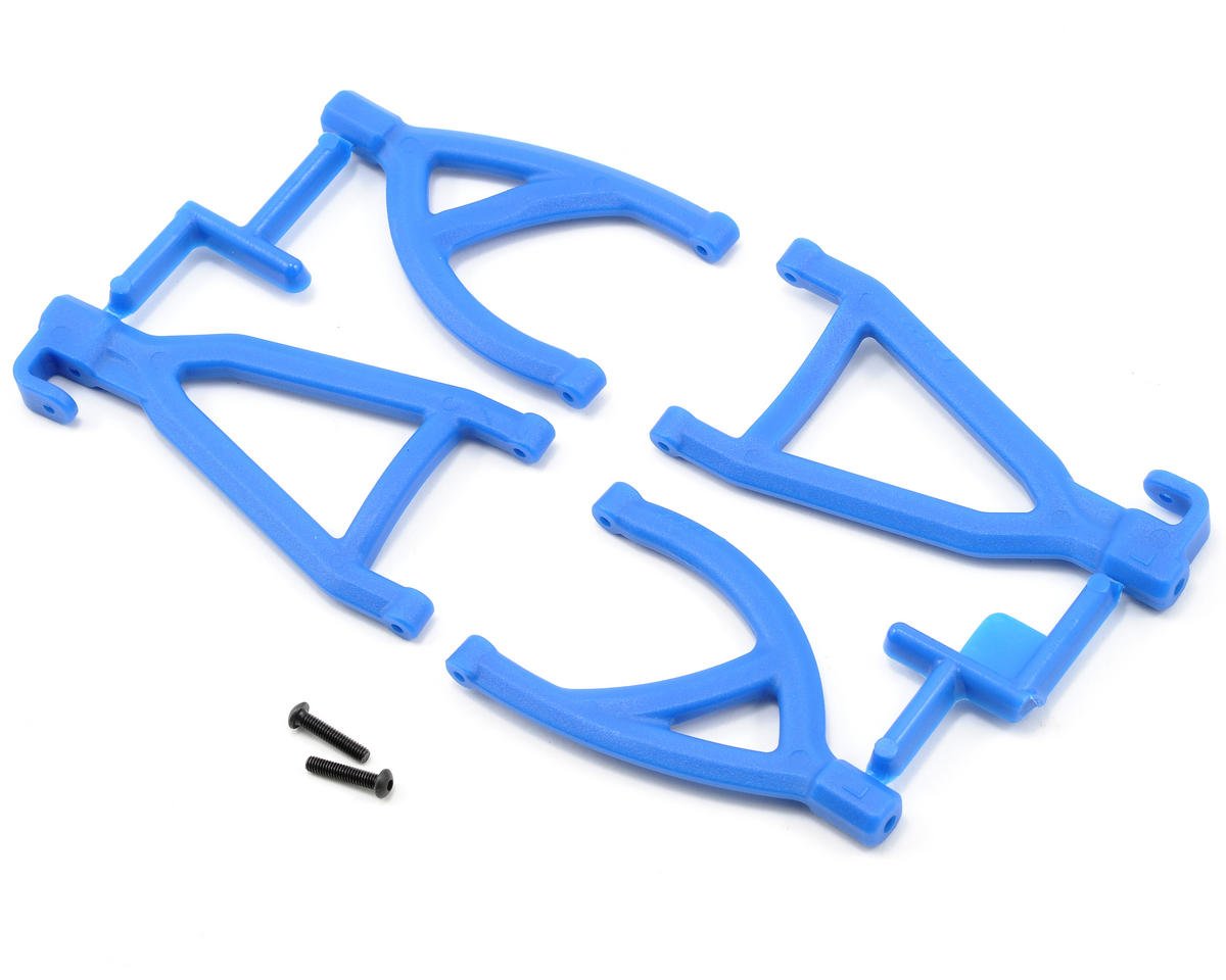RPM Rear Upper & Lower A-Arms for Traxxas 1/16 E-Revo (Blue) (RPM80605)