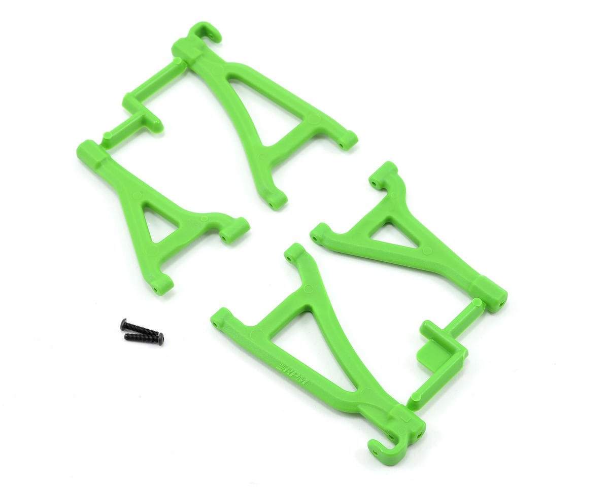 RPM Front Upper & Lower A-Arms for Traxxas 1/16 Revo (Green) (RPM80694)