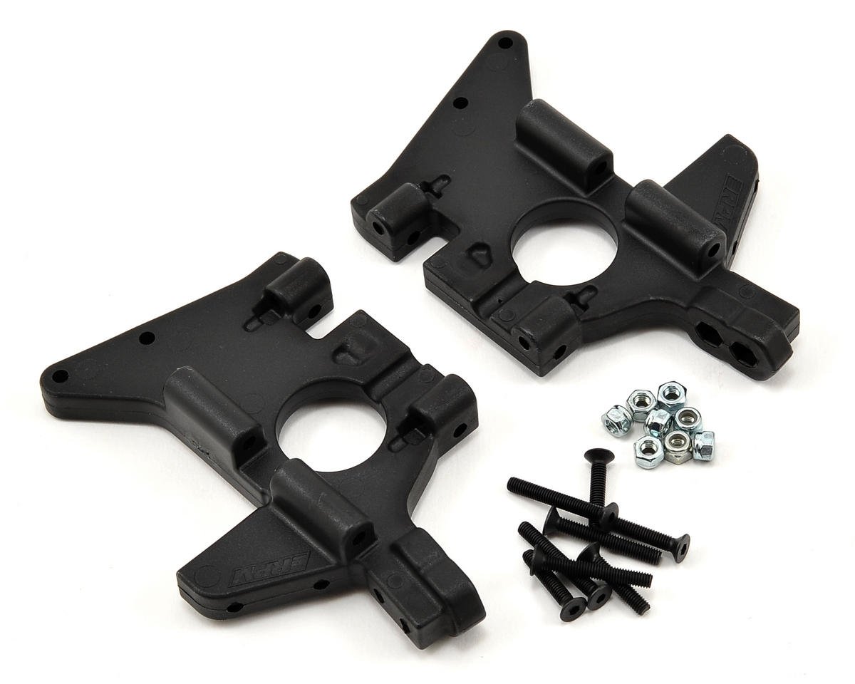 RPM Front Bulkhead Set for Traxxas T-Maxx/E-Maxx (Black) (RPM81062)