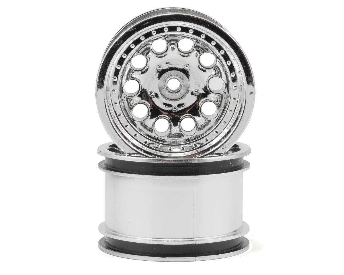 RPM Revolver 2.2" Rock Crawler Wheels (2) (Chrome) (Wide Wheelbase) (RPM82233)