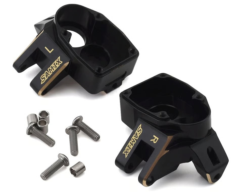 SAMIX - SCX10 III/Capra Brass Heavy Duty Steering Knuckle (SAMSCX3-4412)
