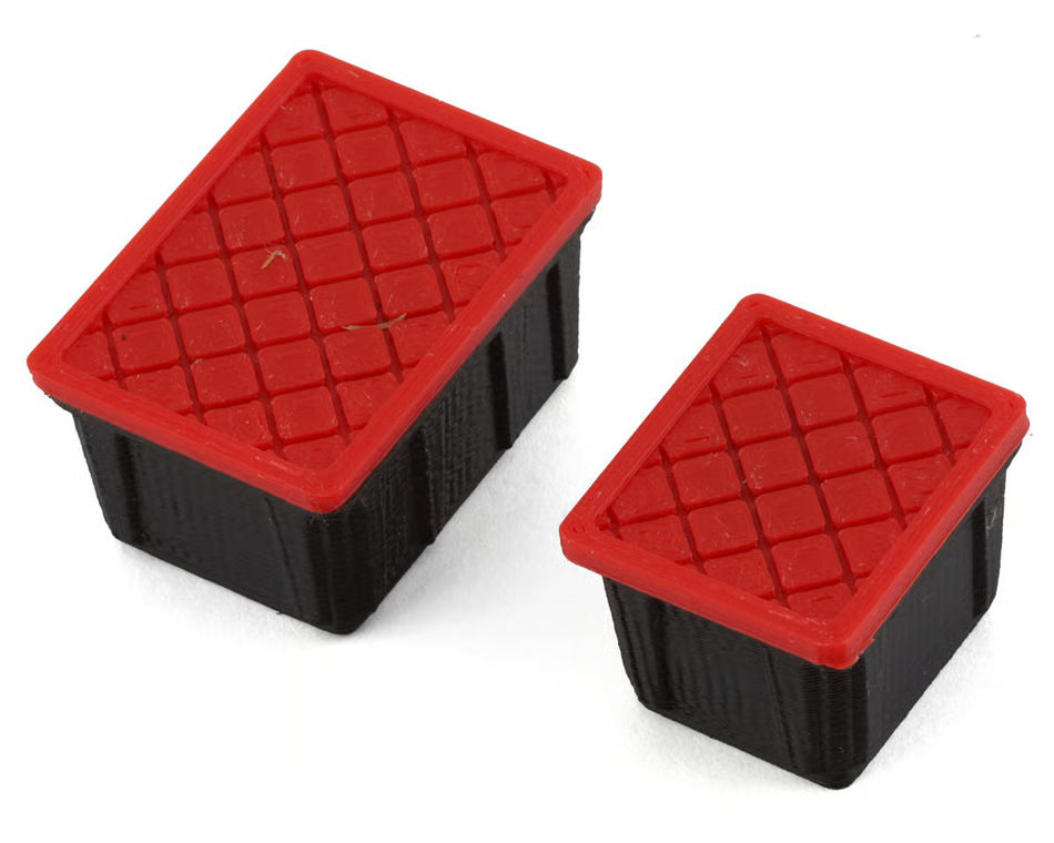 SCB - 1/18 Miniature Scale Accessory Bundle w/Large & Small HD Tote (Black/Red) (SBCTR05)