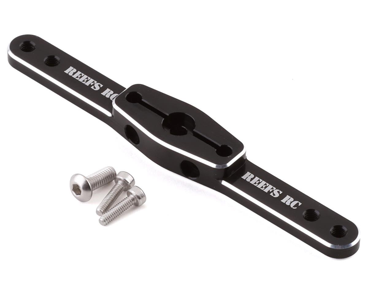 Reefs RC 3.3" HD Rudder Servo Horn (Black) (25T) (SEHREEFS76)