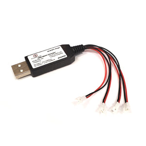 RACERS EDGE - USB Multi-Charger for Charging Up To 4 1S Lipo Batteries at Once, Blade/E-flite Connector (RCE1692)
