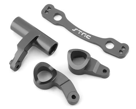 ST RACING CONCEPTS - Arrma 6S Aluminum HD Steering Bellcrank Set (Gun Metal) (STR340073GM)