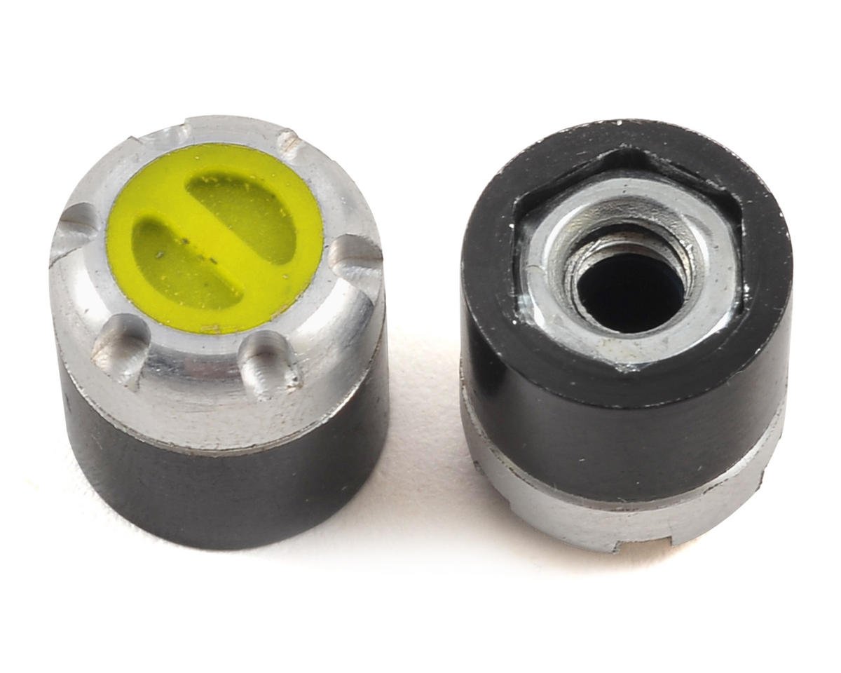 SSD RC Scale Locking Hubs (Yellow) (2) (SSD00014)