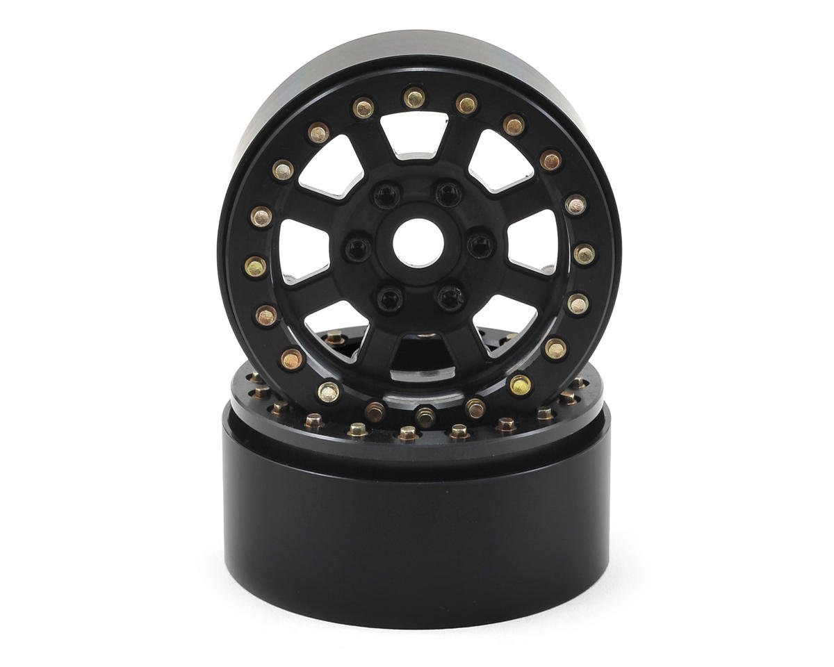 SSD RC Assassin 1.9" Beadlock Crawler Wheels (Black) (2) (SSD00038)