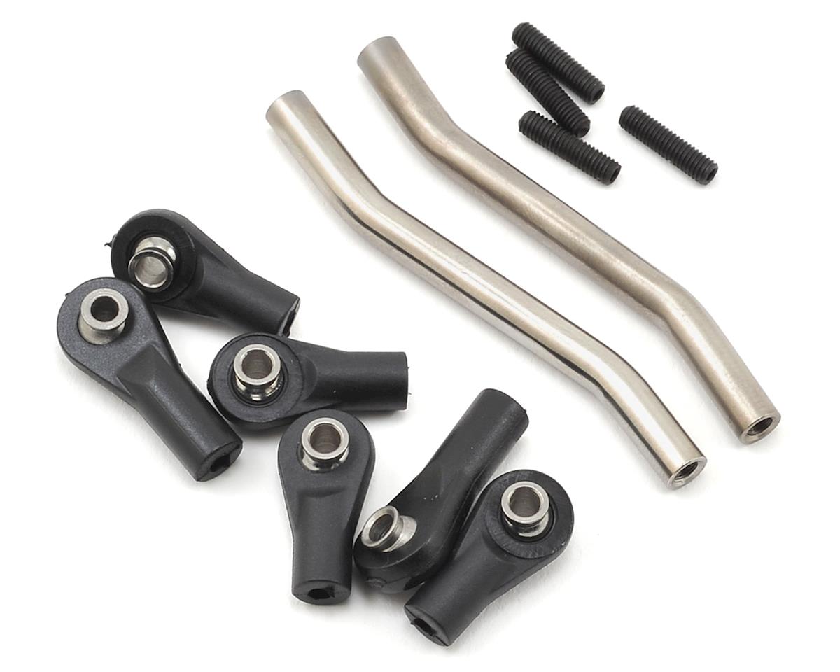 SSD RC Double Bent Titanium Steering/Panhard Links (D60, SCX10, SCX10 II) (SSD00122)