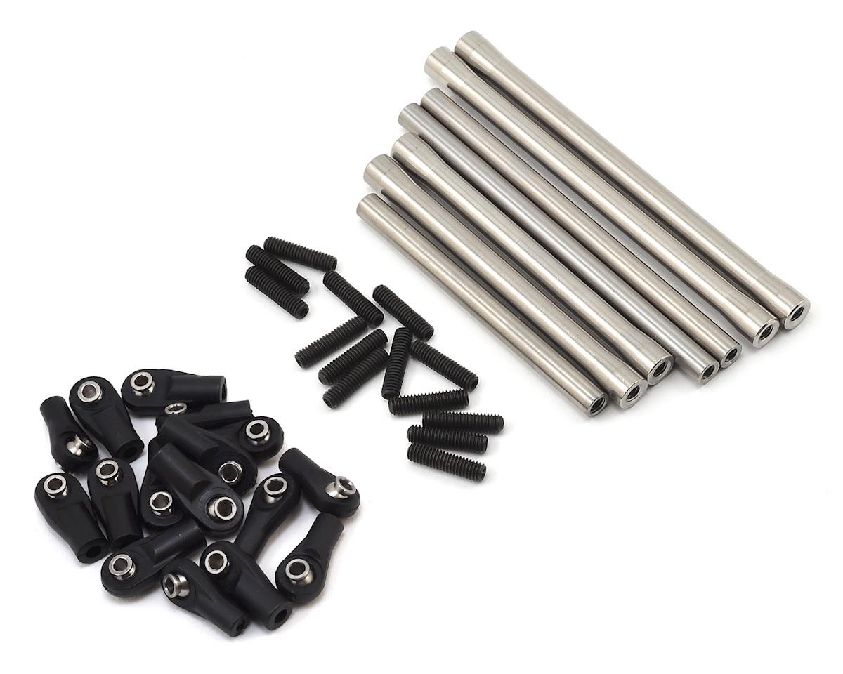 SSD RC SCX10 II HD Steel & Titanium Suspension Link Set (SSD00129)