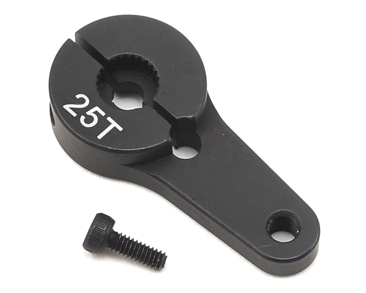 SSD RC Aluminum Clamping Servo Horn (Black) (25T-ProTek R/C, Savox, Futaba) (SSD00134)