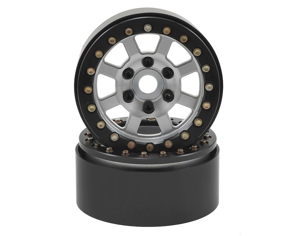 SSD RC Assassin 1.9" Beadlock Crawler Wheels (Silver) (2) (SSD00139)