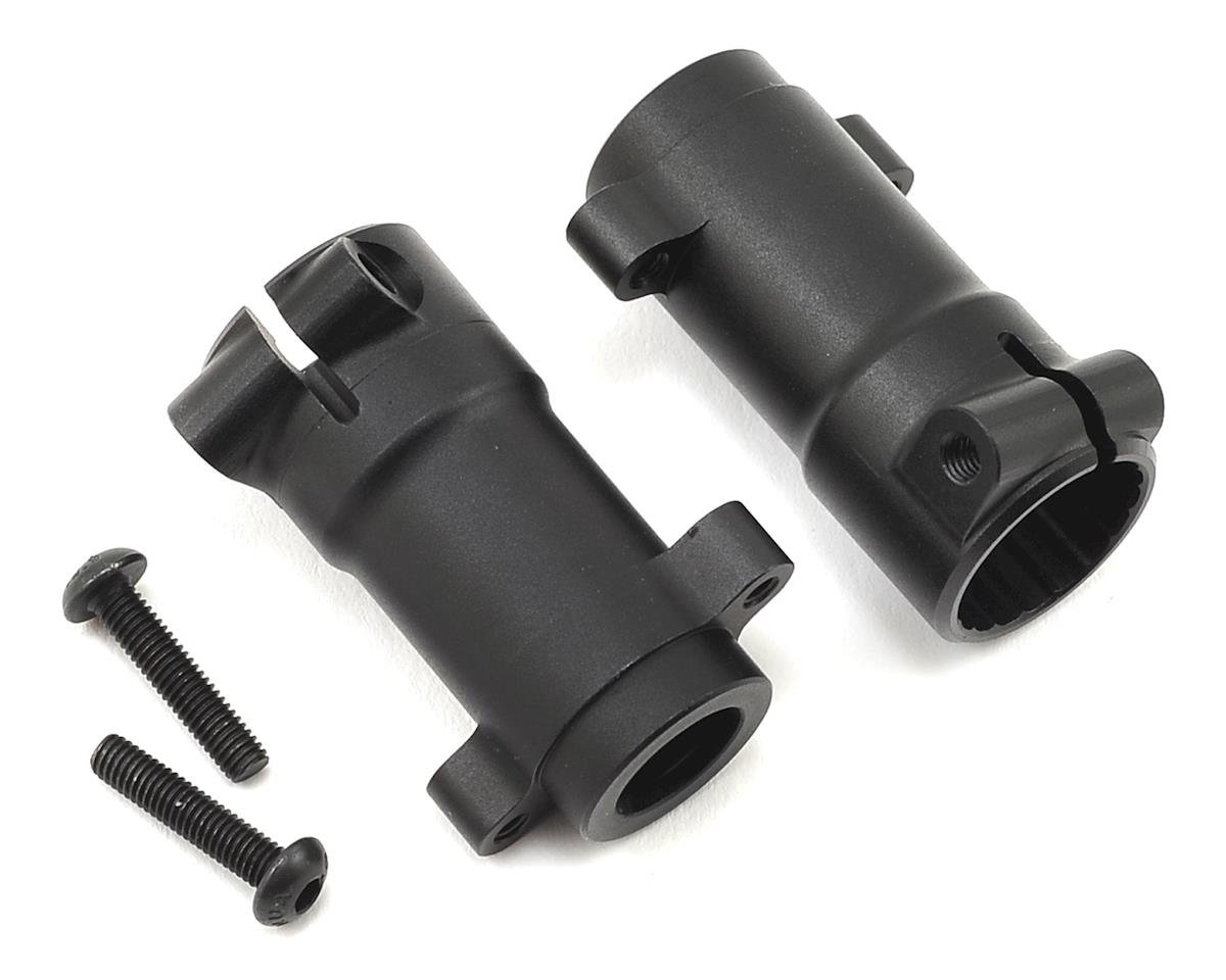 SSD RC SCX10 II Pro Aluminum Rear Lockouts (Black) (SSD00146)