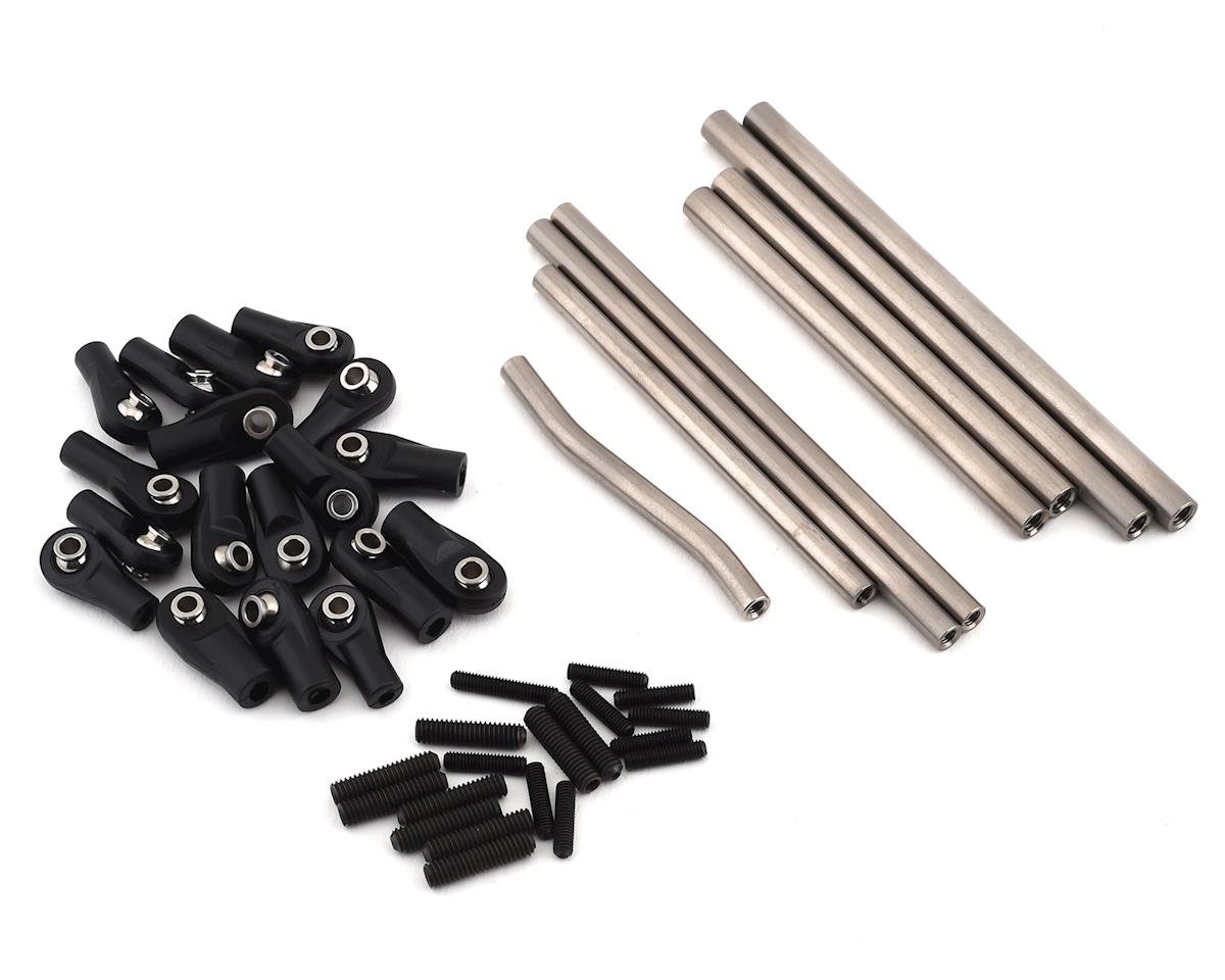 SSD RC SCX10 II HD Titanium Suspension Link Set (SSD00210)