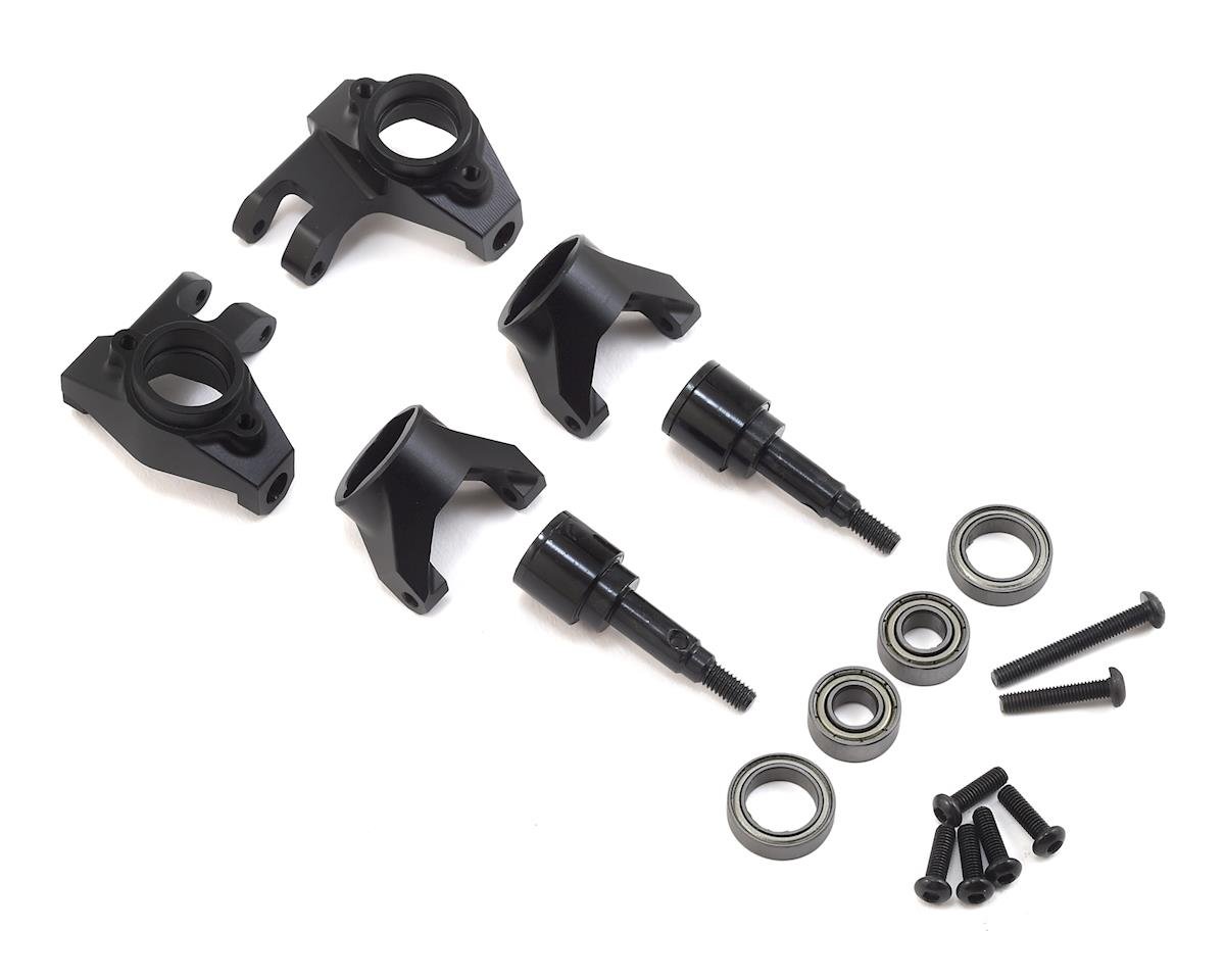 SSD RC Front Axle Portal Delete Kit for Traxxas TRX-4 (Black) (SSD00245)