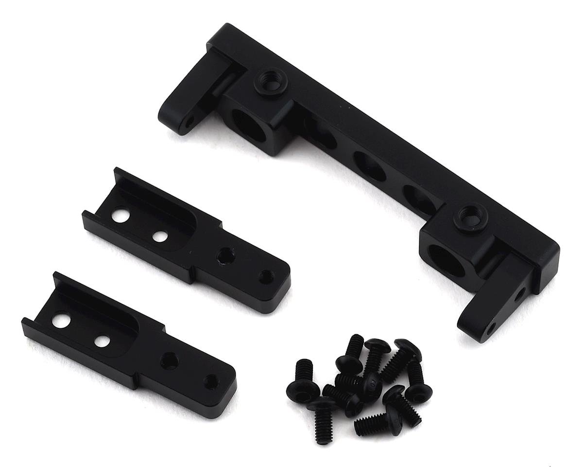 SSD RC SCX10 II Aluminum Rear Bumper Mount w/Rail Extension (SSD00287)