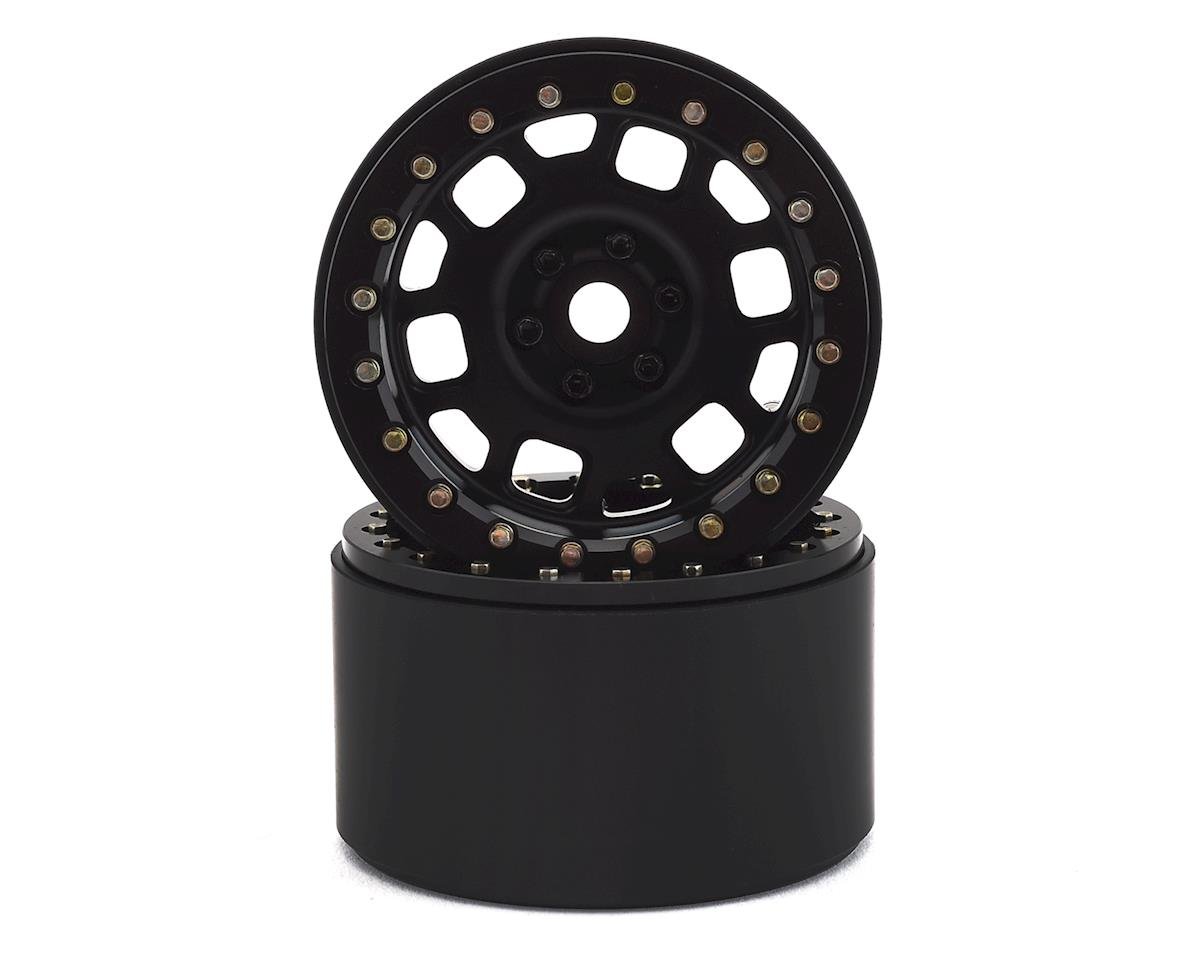 SSD RC 2.2 Contender Beadlock Wheels (Black) (2) (SSD00316)