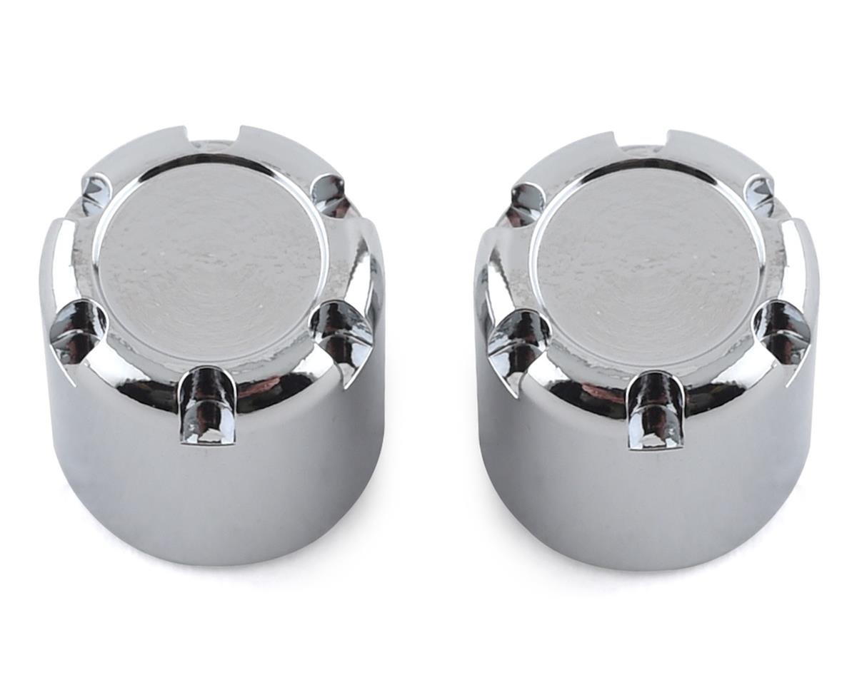 SSD RC Scale Rear Hubs (Chrome) (2) (SSD00365)