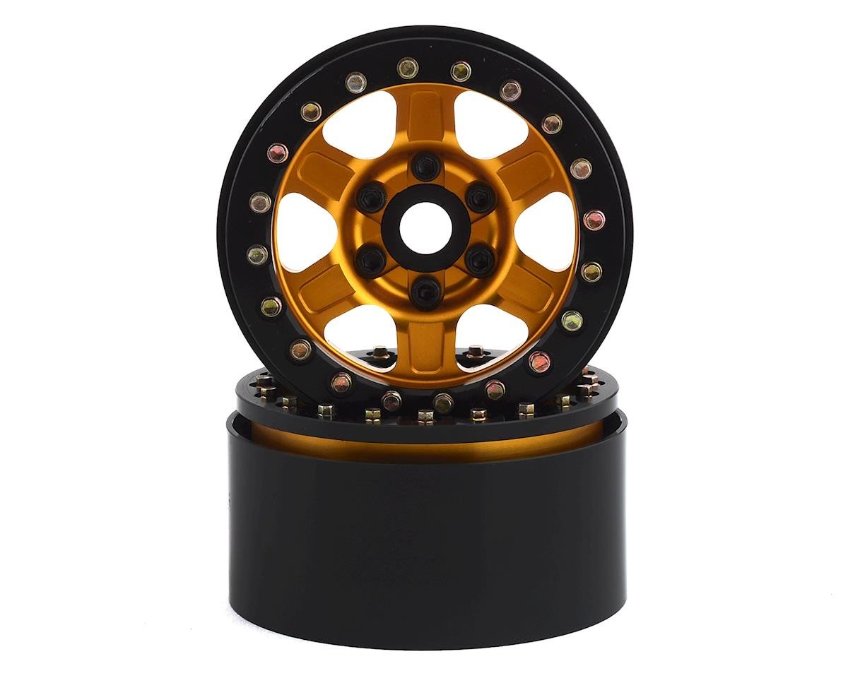 SSD RC Challenger 1.9" Beadlock Wheels (Gold) (2) (SSD00382)