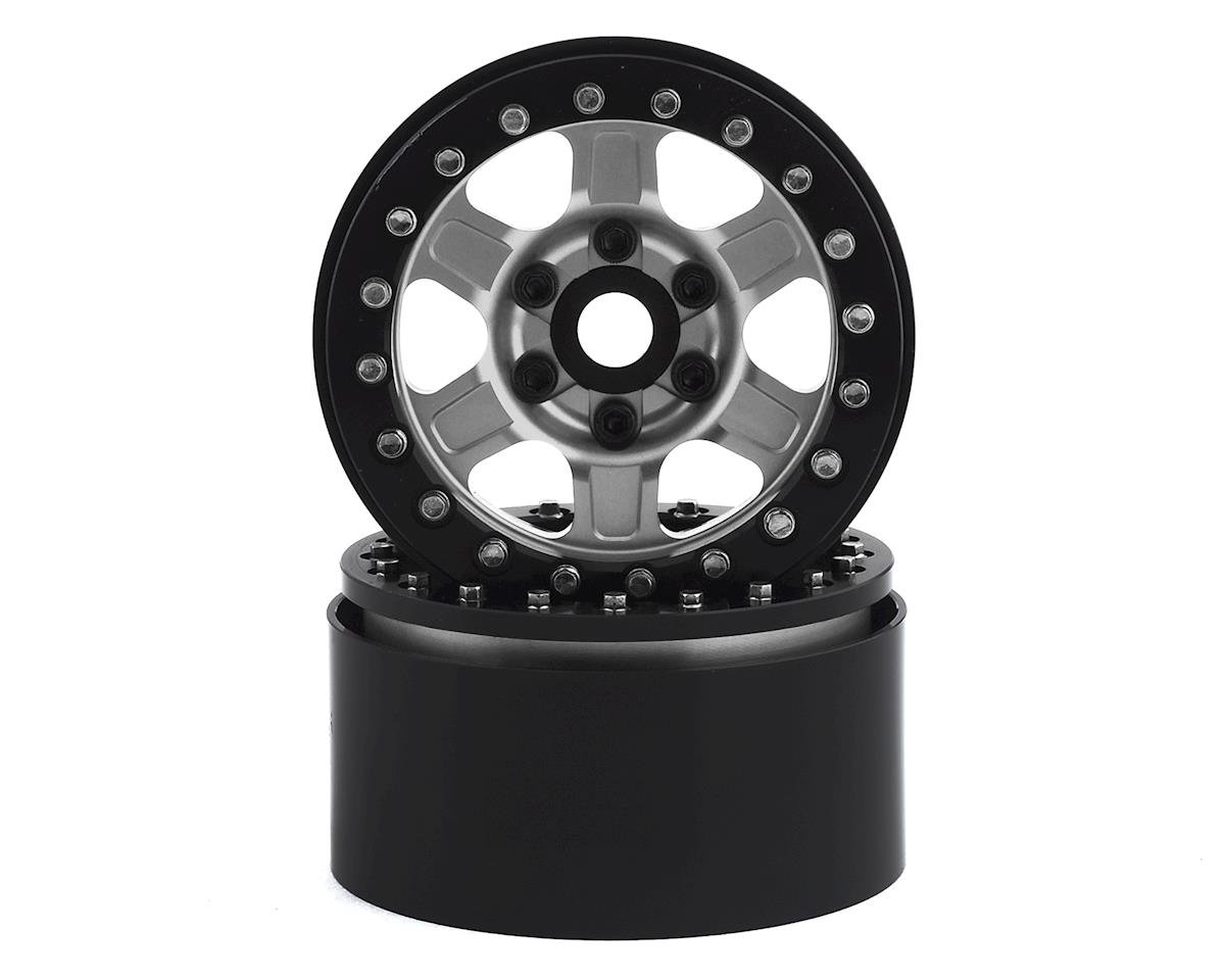 SSD RC 1.9"" Challenger Beadlock Wheels (Silver) (2) (SSD00385)