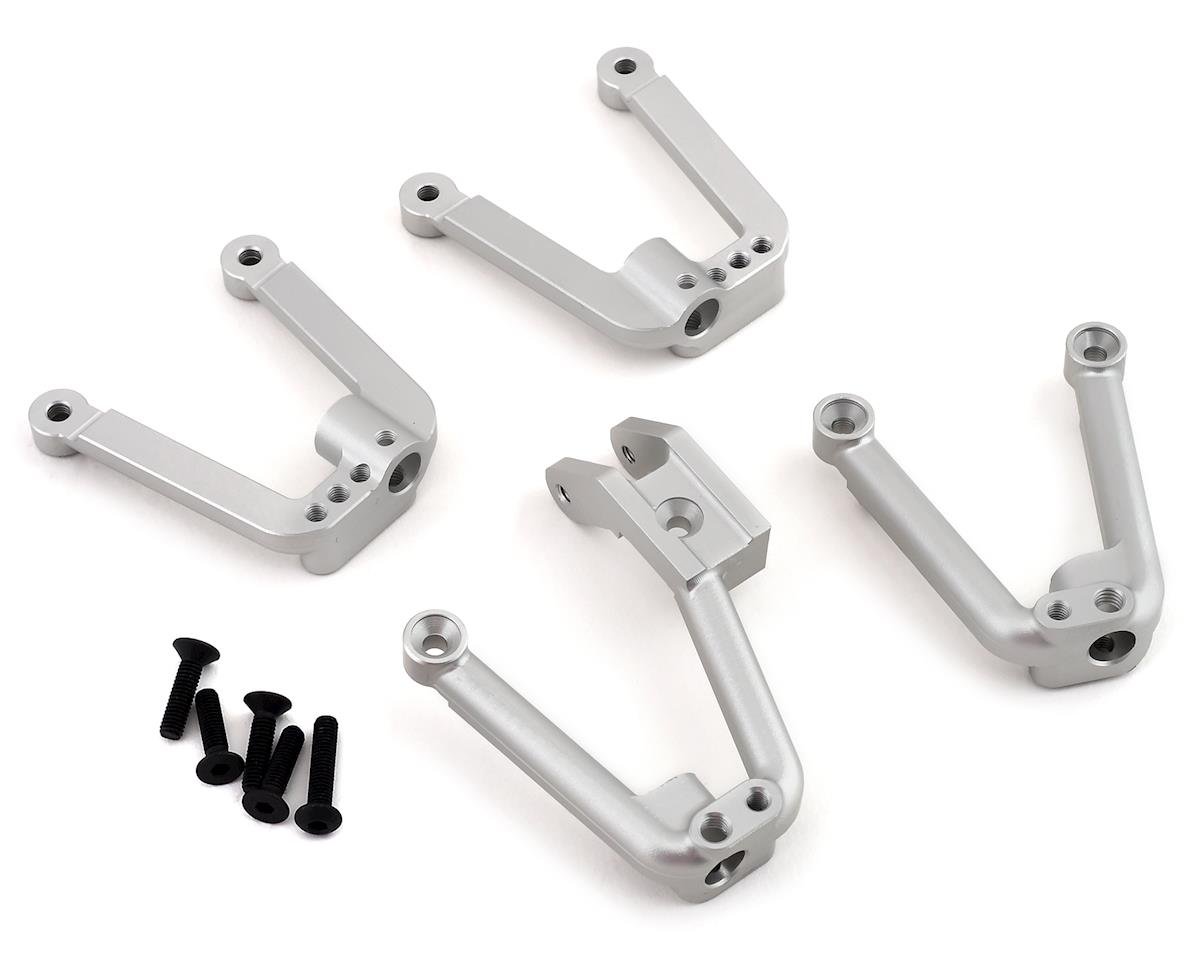 SSD RC SCX10 II Aluminum Shock Hoop Set (Silver) (SSD00390)