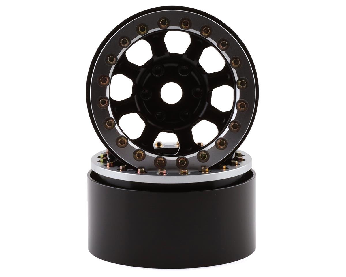 SSD RC Warrior 1.9" Beadlock Crawler Wheels (Black) (2) (SSD00433)