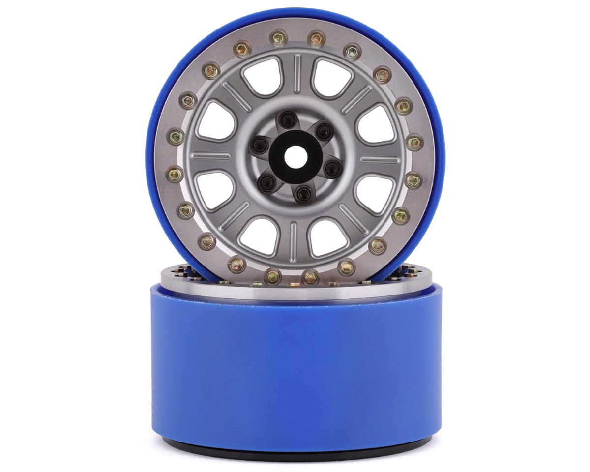 SSD RC 2.2Ó Bouncer PL Beadlock Wheels (Silver) (SSD00461)