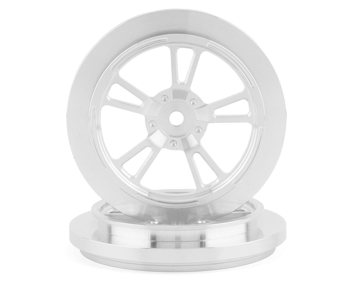 SSD RC V Spoke 2.2/2.7" Narrow Front Drag Wheels (Silver) (2) (SSD00530)
